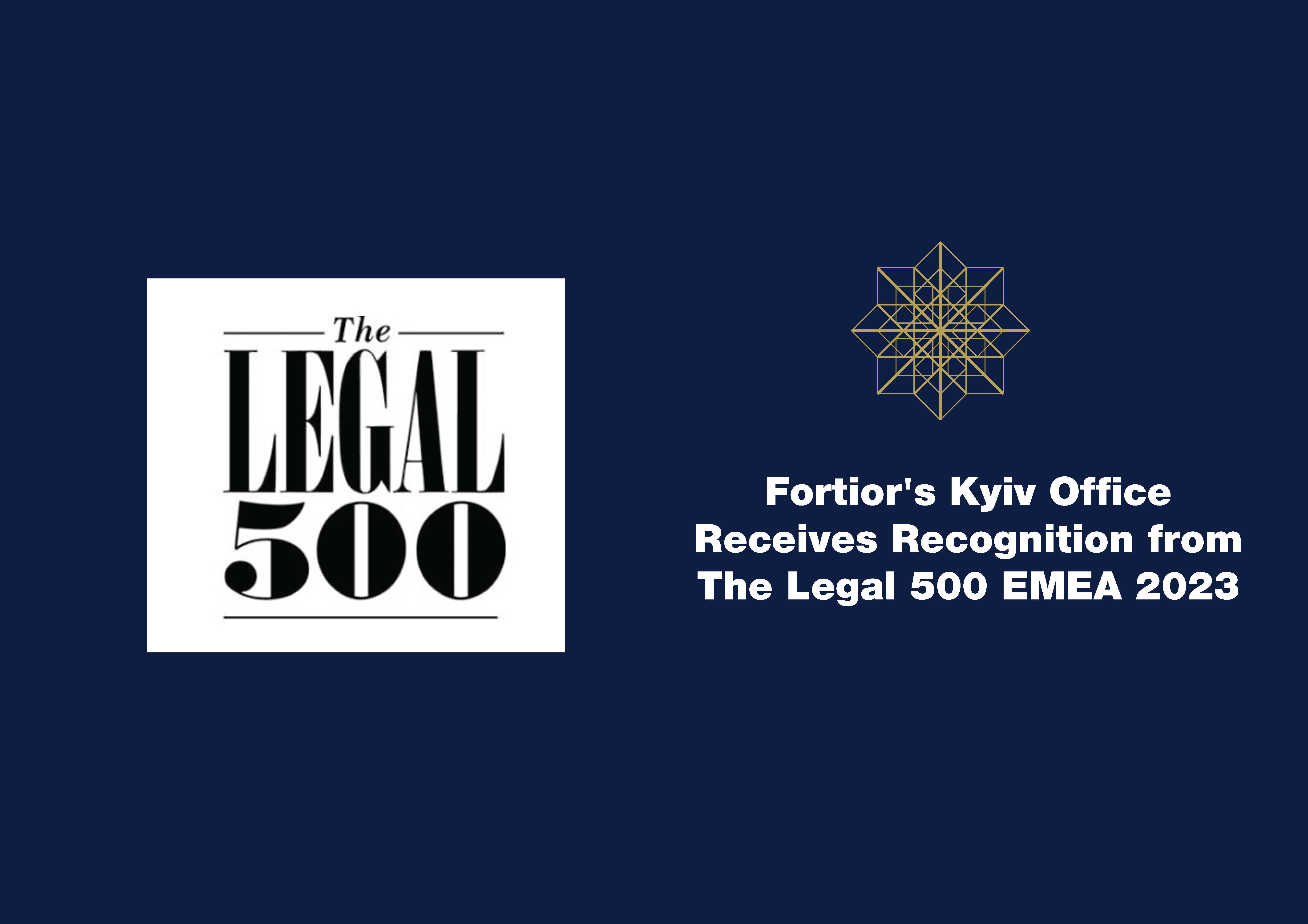 Fortior's Kyiv Office Receives Recognition from The Legal 500